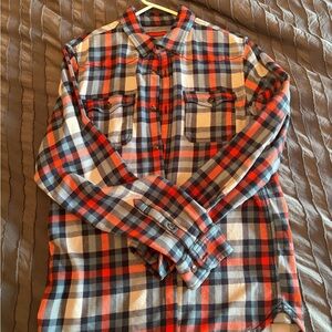The North Face Men's Casual Plaid Shirt - Red, Blue, White